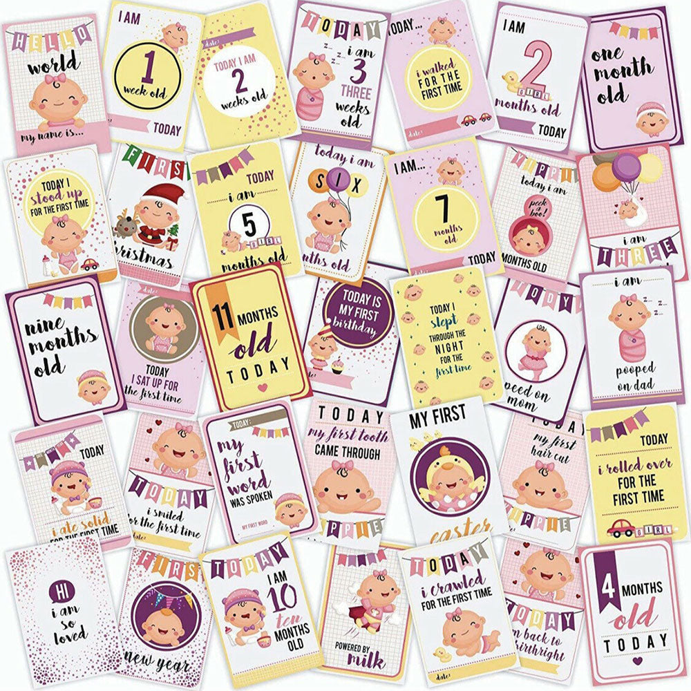 Baby Milestone Cards