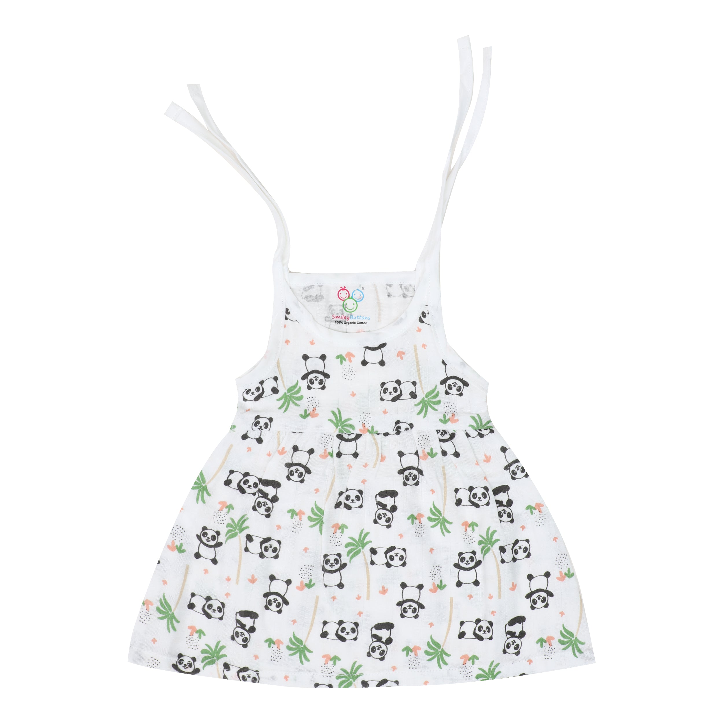 Muslin Frock Jabla With Bow - 2 Pack