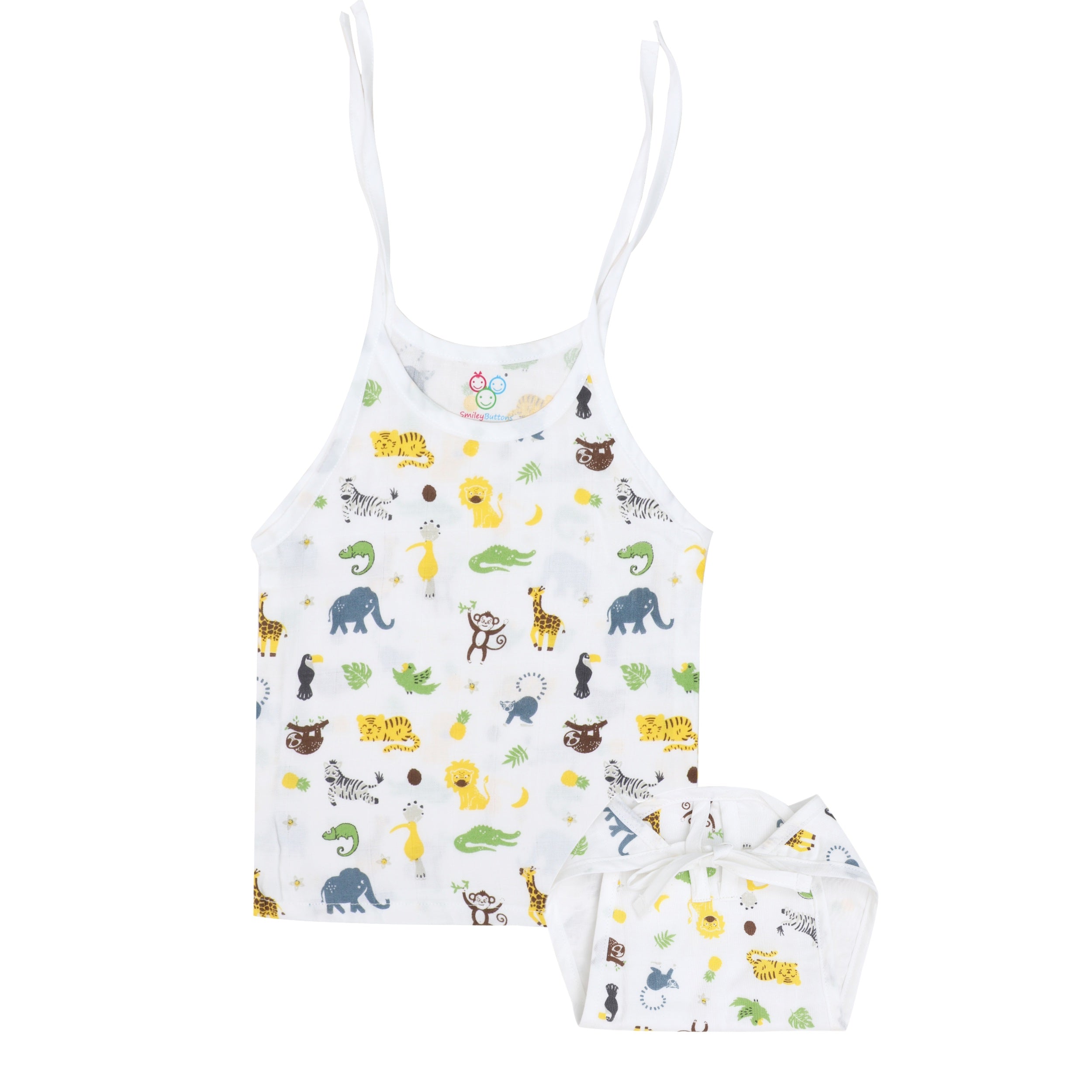 Muslin Jabla & Nappy Combo | 6 Pack