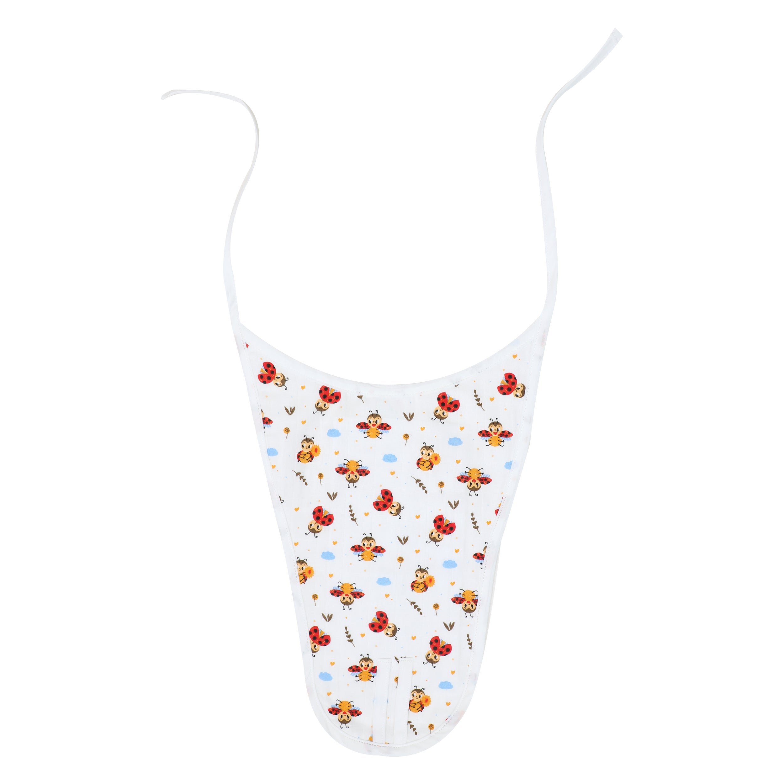 Organic Muslin Nappy - Lady Bug Charm