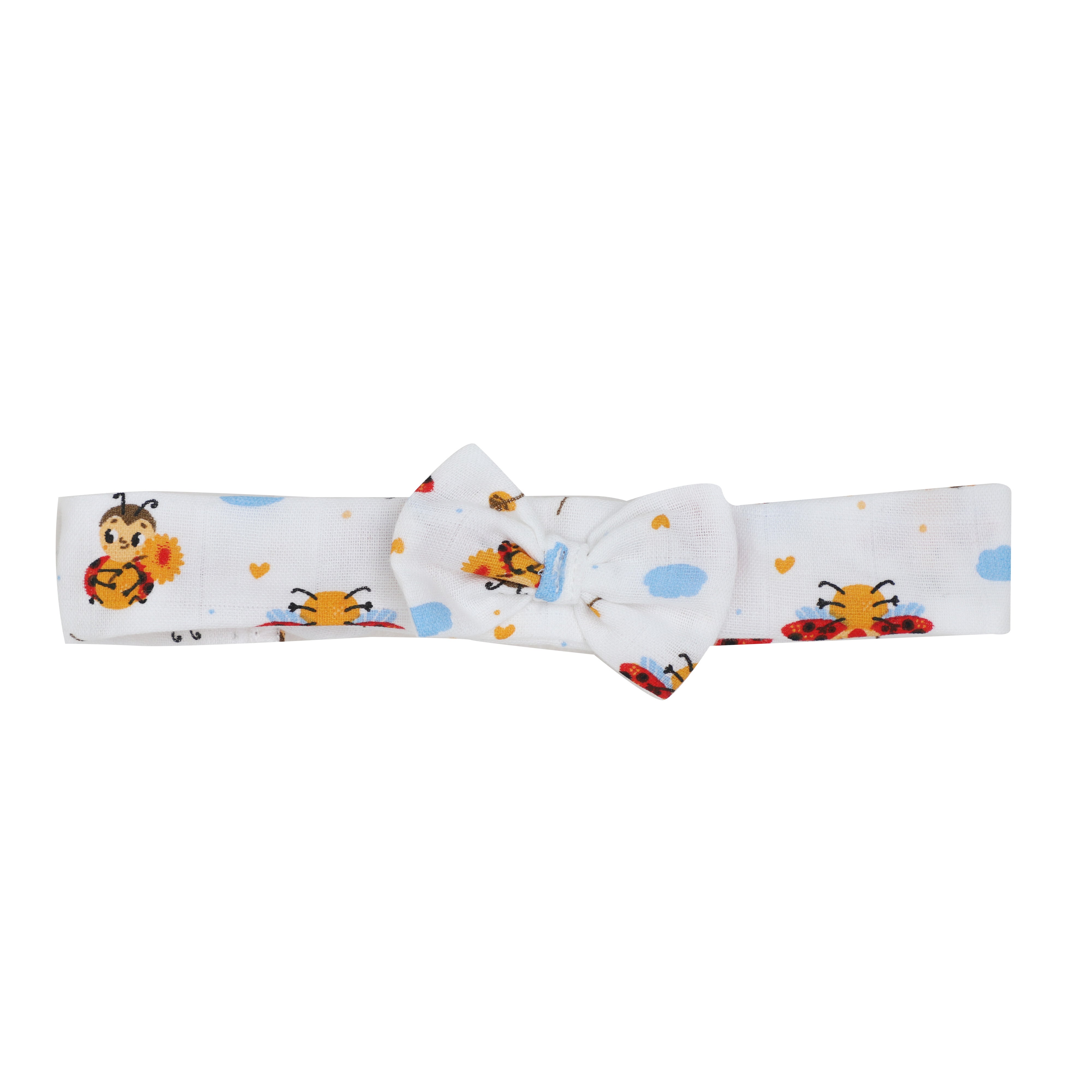 Muslin Frock Jabla With Bow - 2 Pack