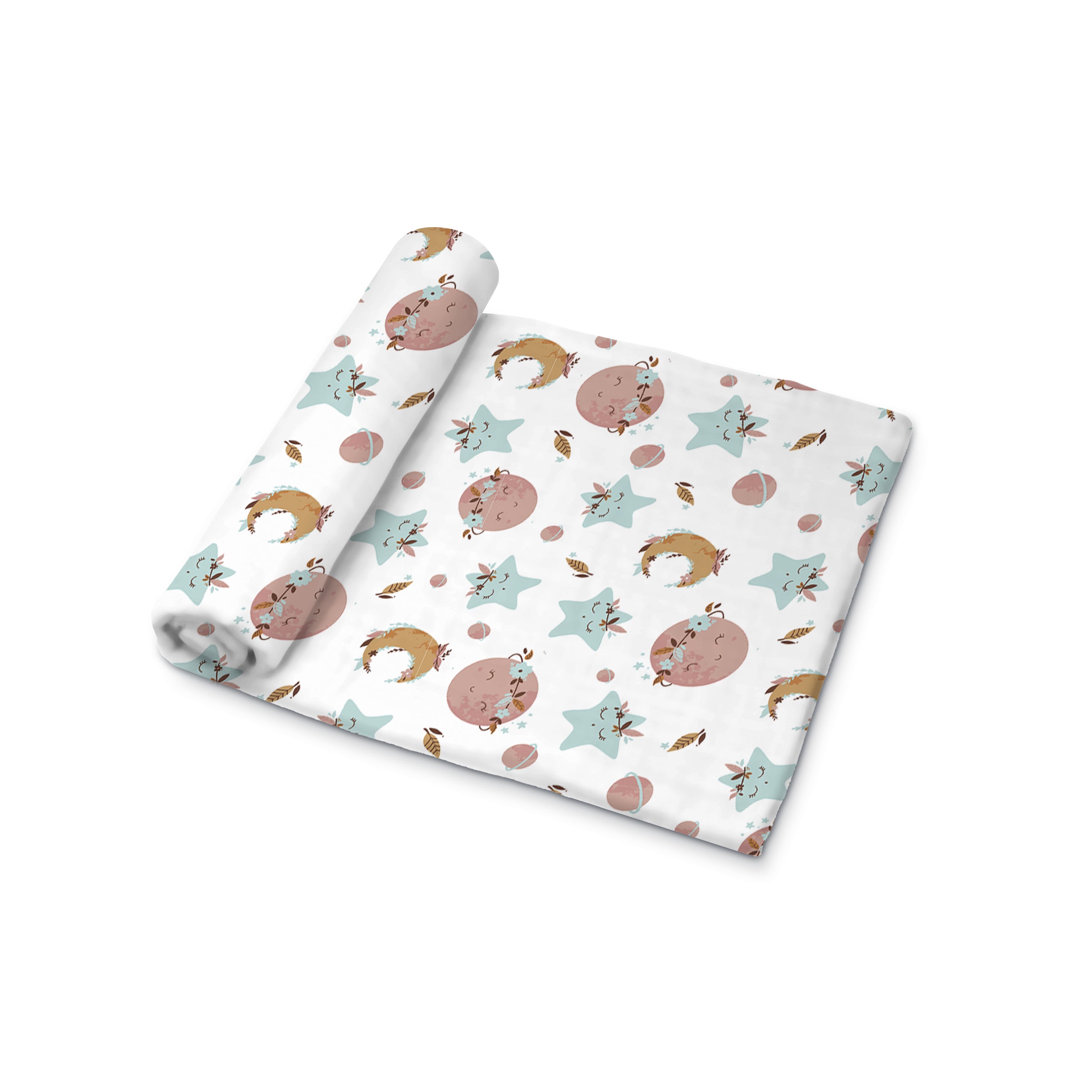 Organic Muslin Swaddle | Muslin Towel - Twinkle Dream