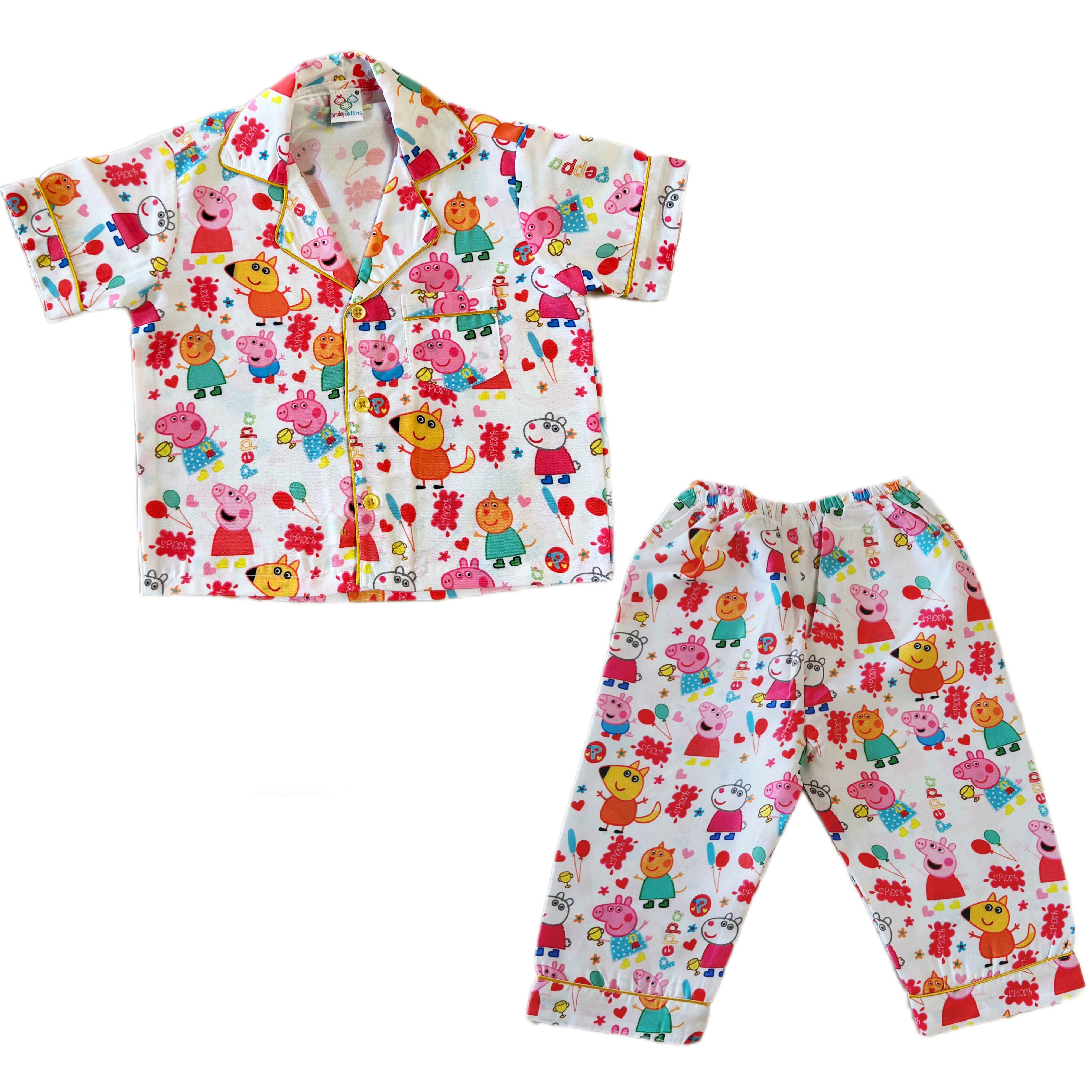 Cotton Night Suit - Peppa Pig