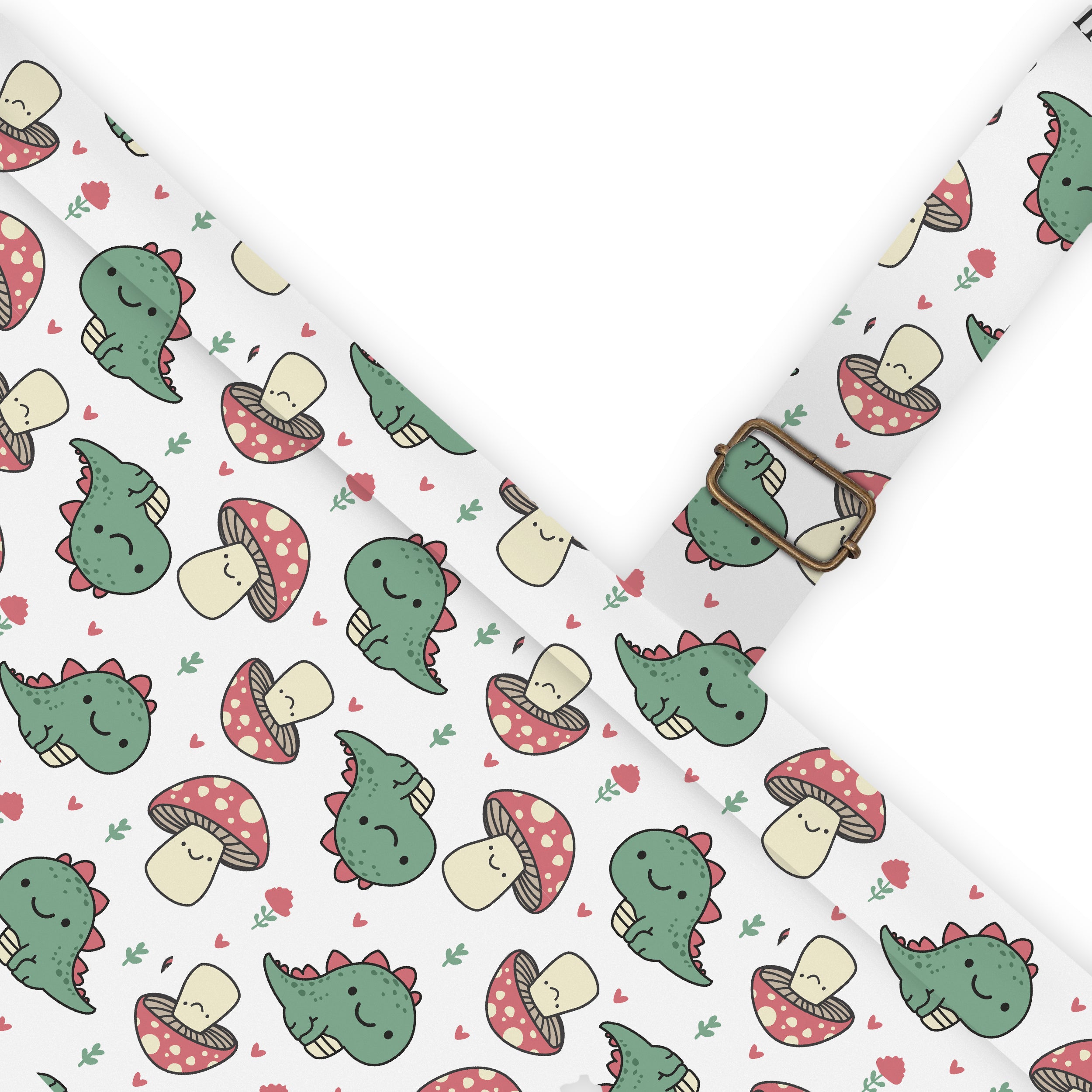 Organic Cotton Nursing Cover | Breast Feeding Apron - Dino Shroom