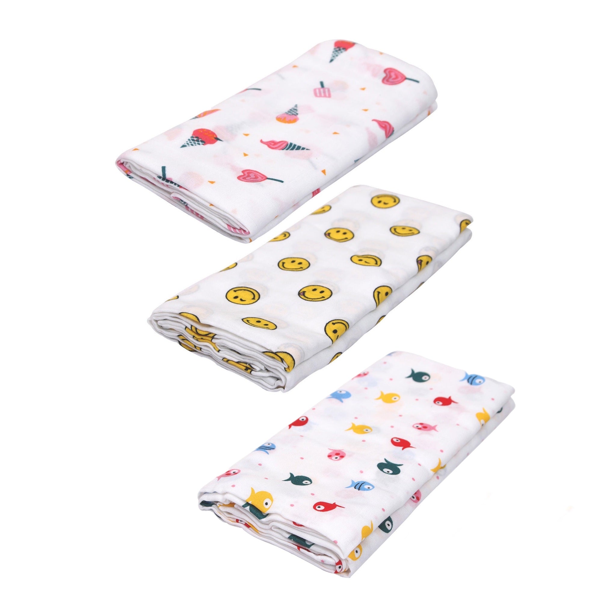 Organic Muslin Towel Combo - 3 Pack