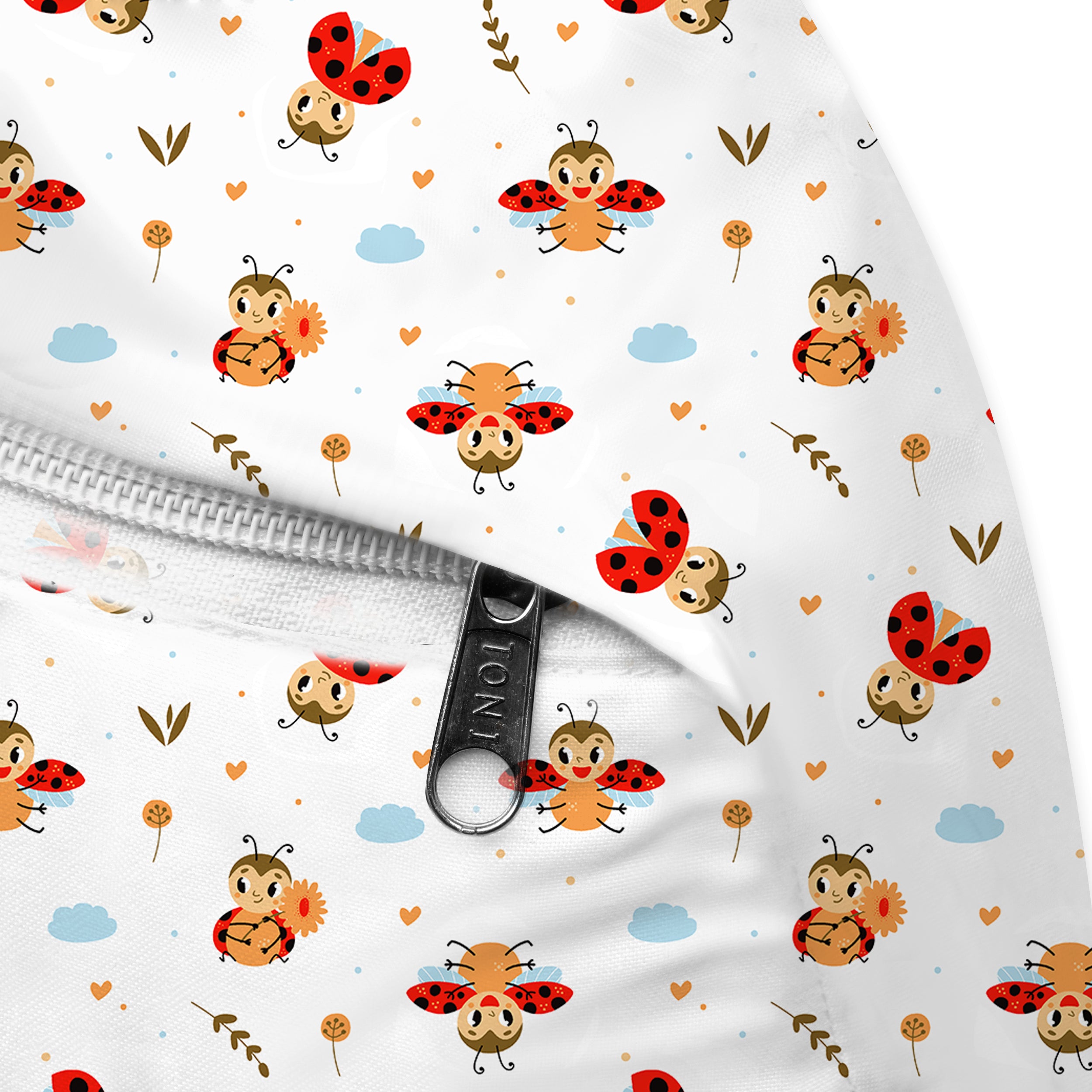 Nursing Pillow | Feeding Pillow - Lady Bug Charm