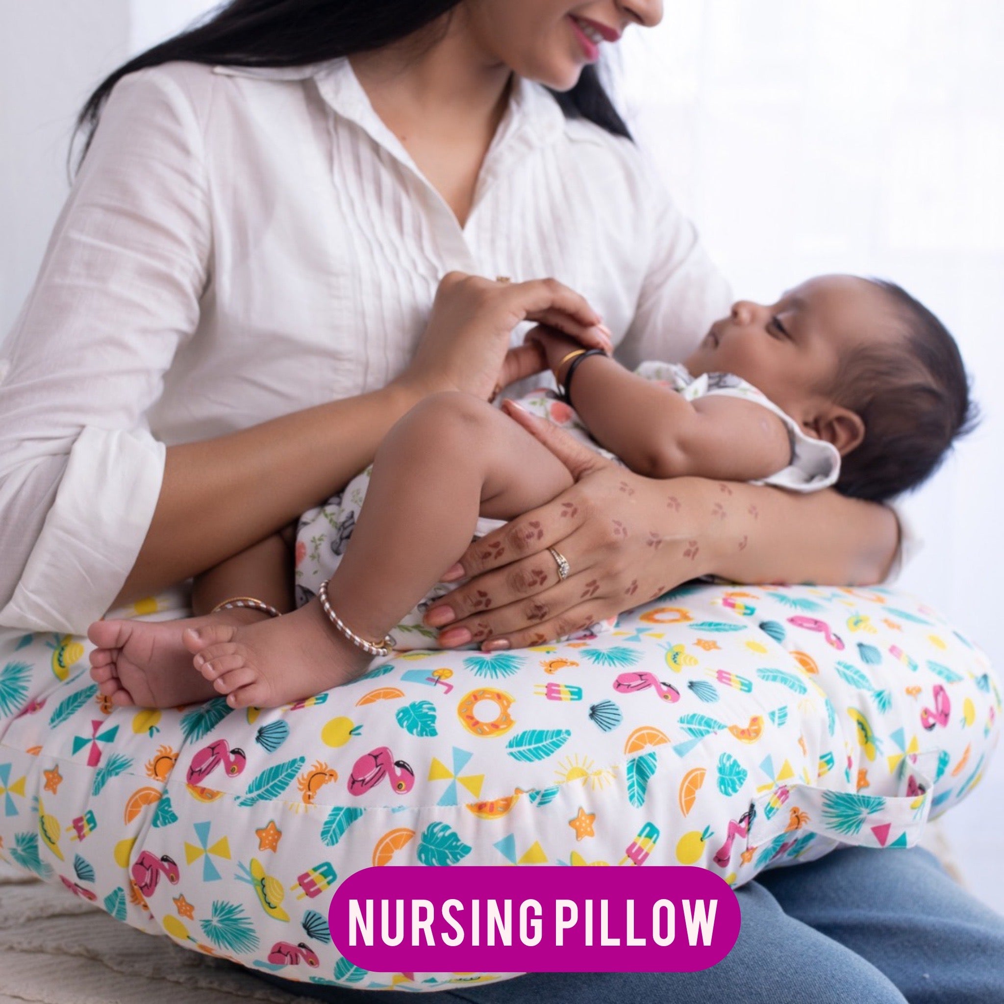 Nursing Pillow | Feeding Pillow - Summer Splash