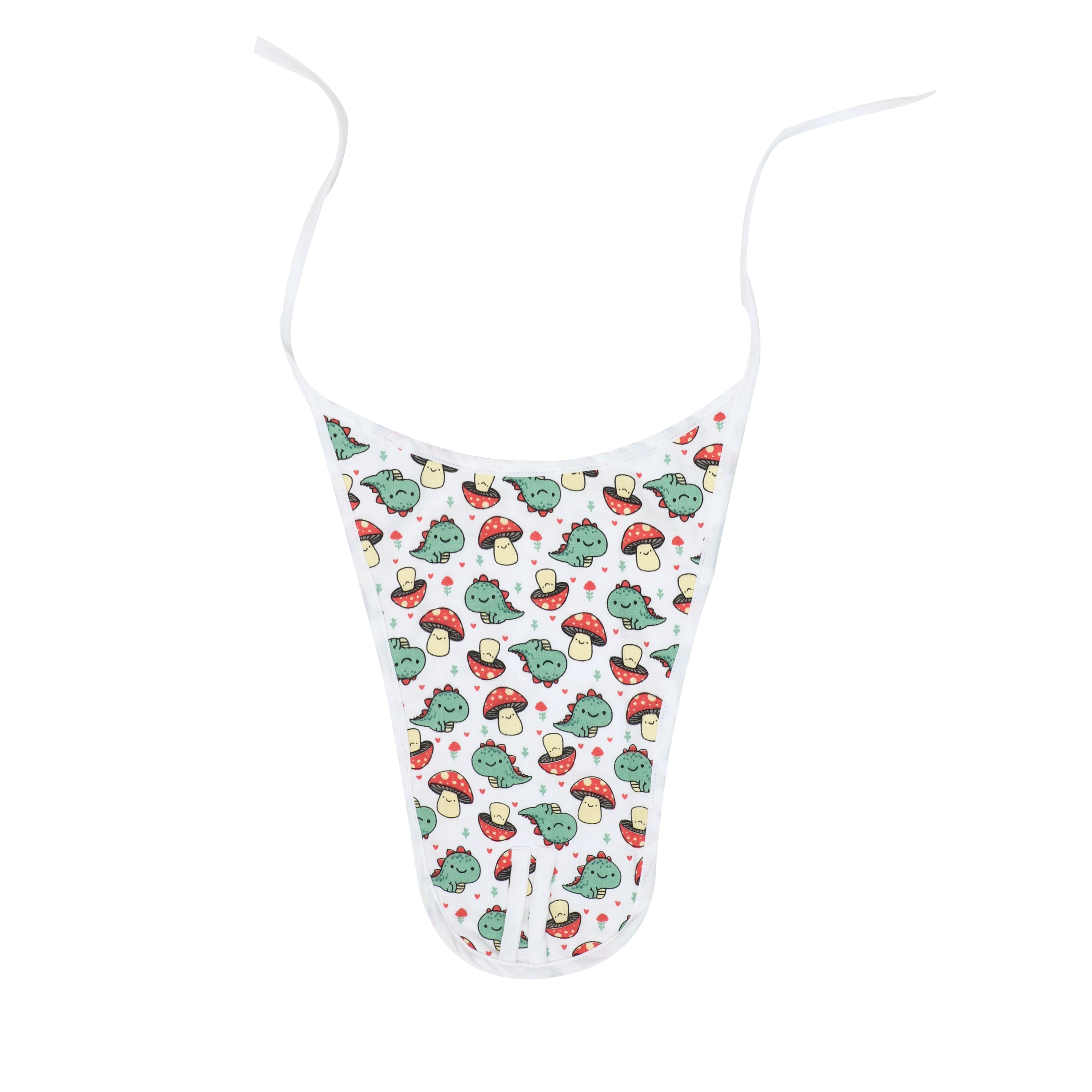 Organic Muslin Nappy - Dino Shroom