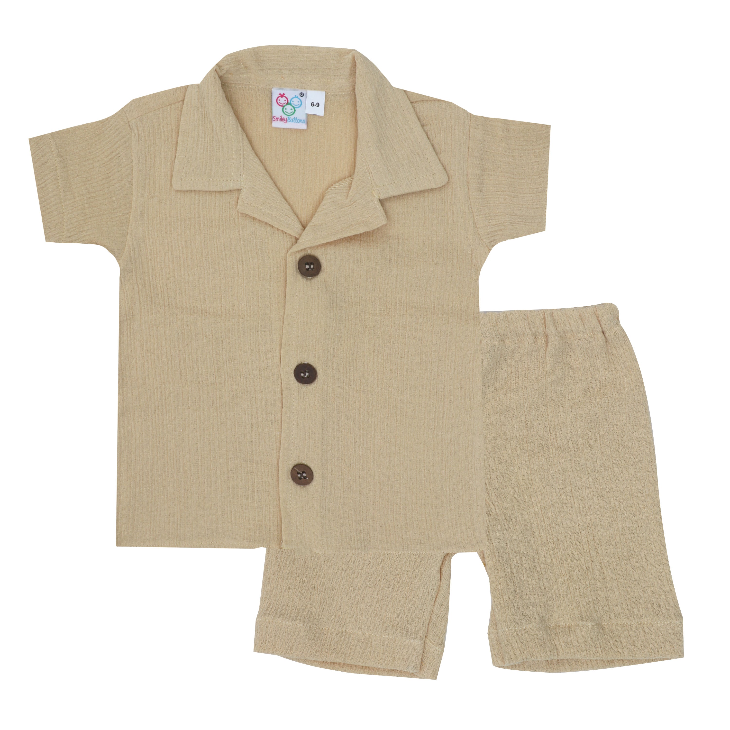 Muslin Co-ord Sets - Beige