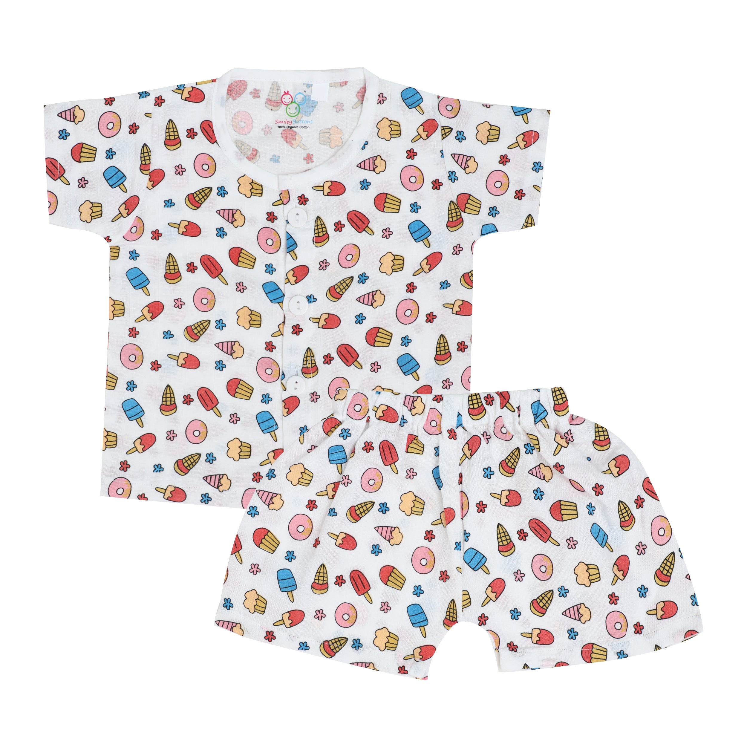 Muslin Co-ords | Jabla Set  - Sundae Swirl