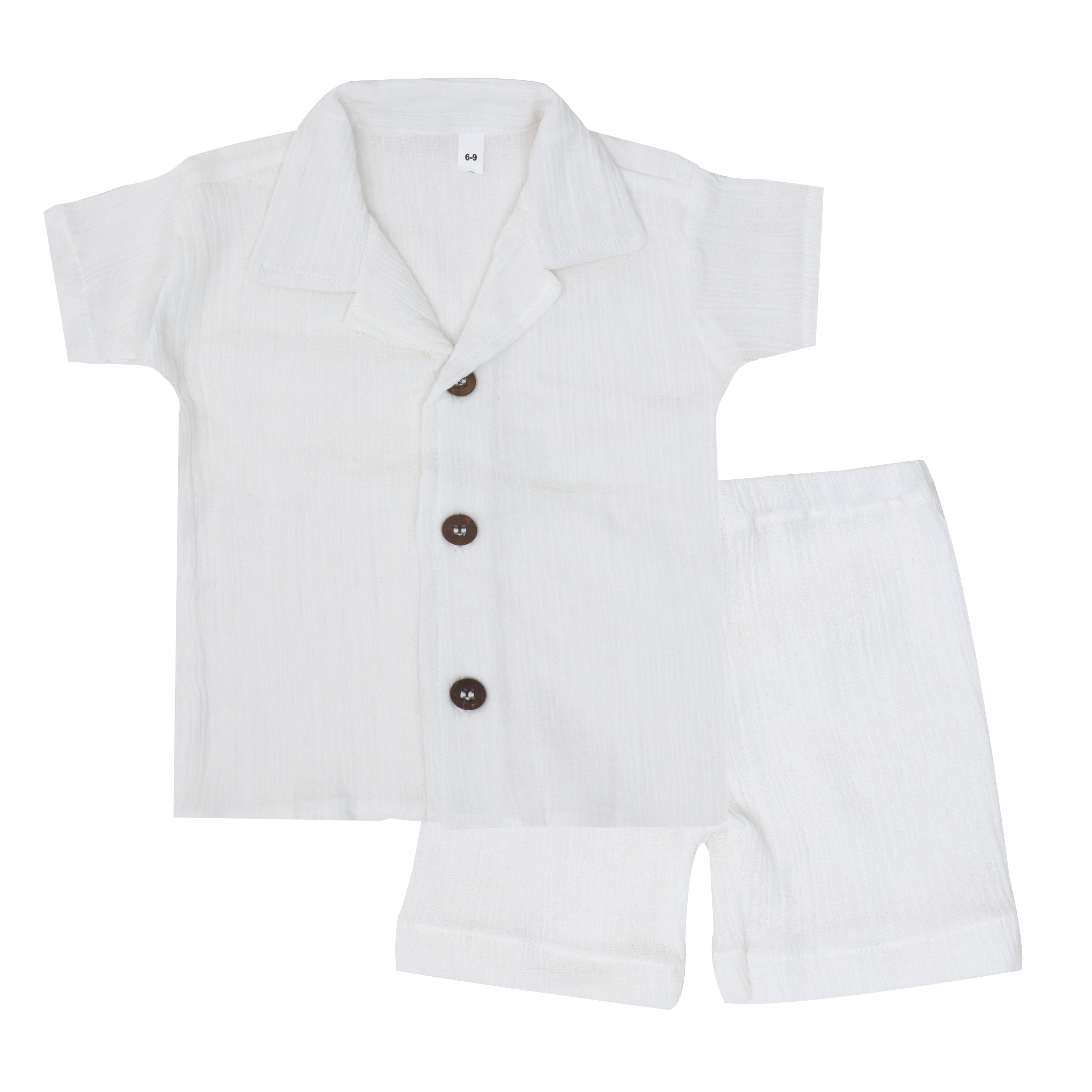 Muslin Co-ord Sets - White