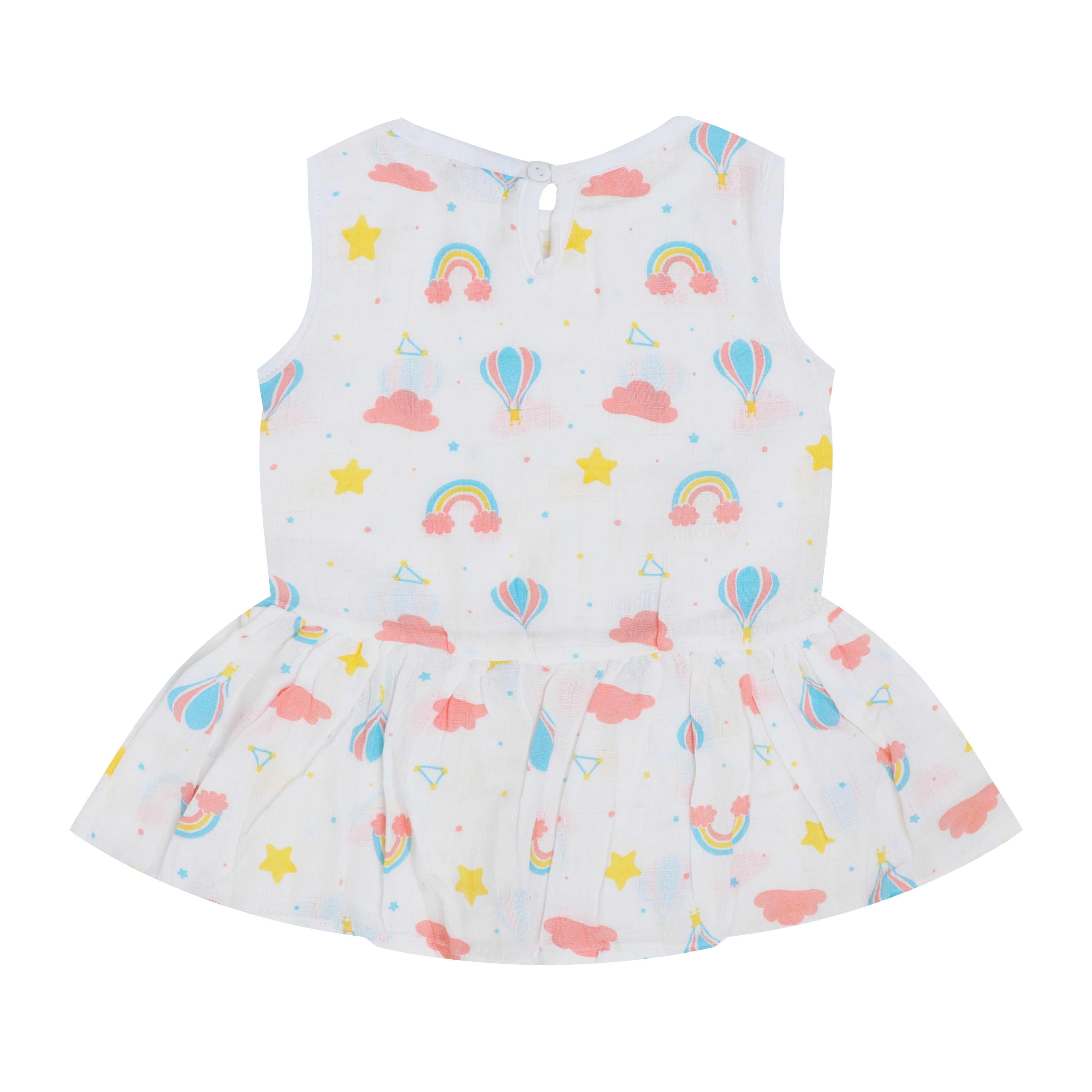 SALE - Organic Muslin Baby Frock - Parachute