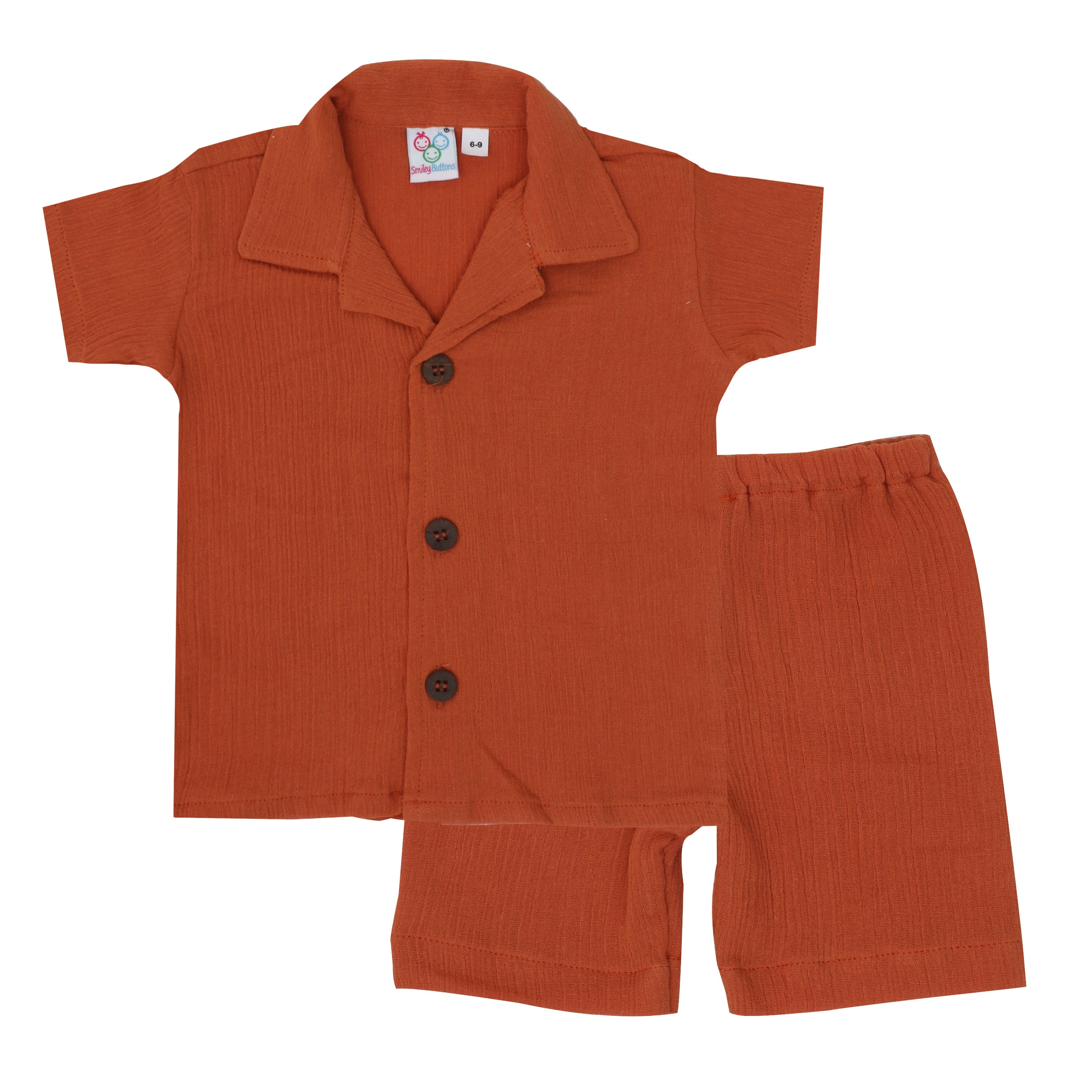 Muslin Co-ord Sets - Brown