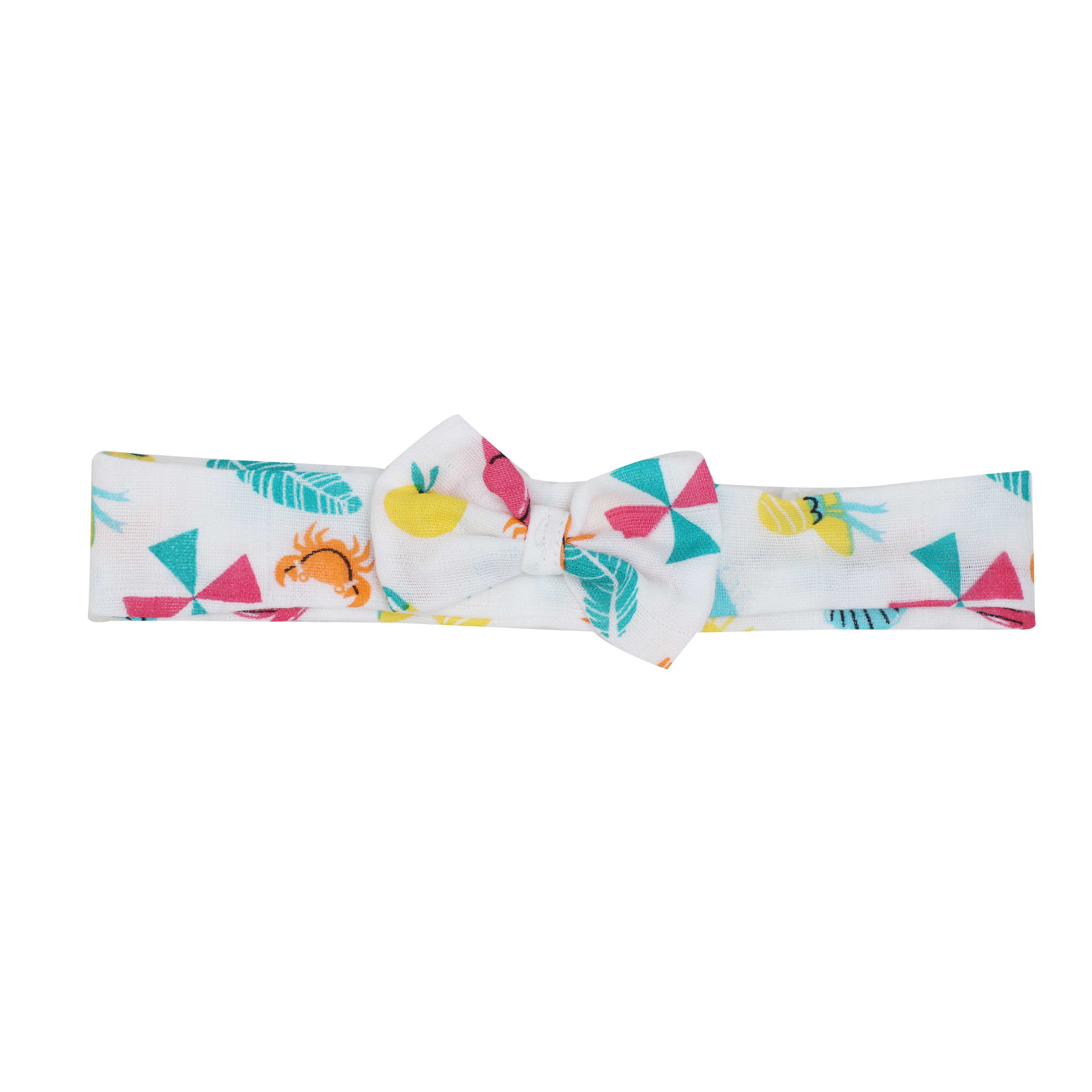 Muslin Frock Jabla With Bow - 2 Pack