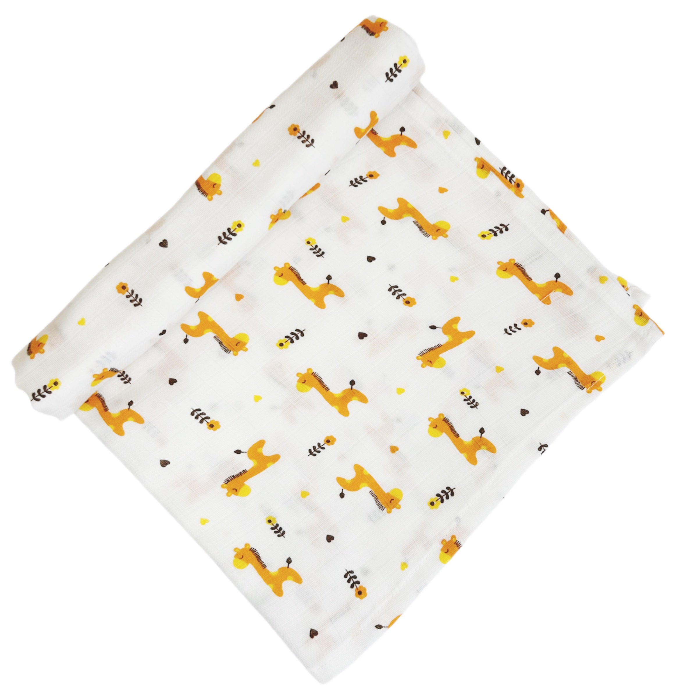 Organic Muslin Towel- Giraffe