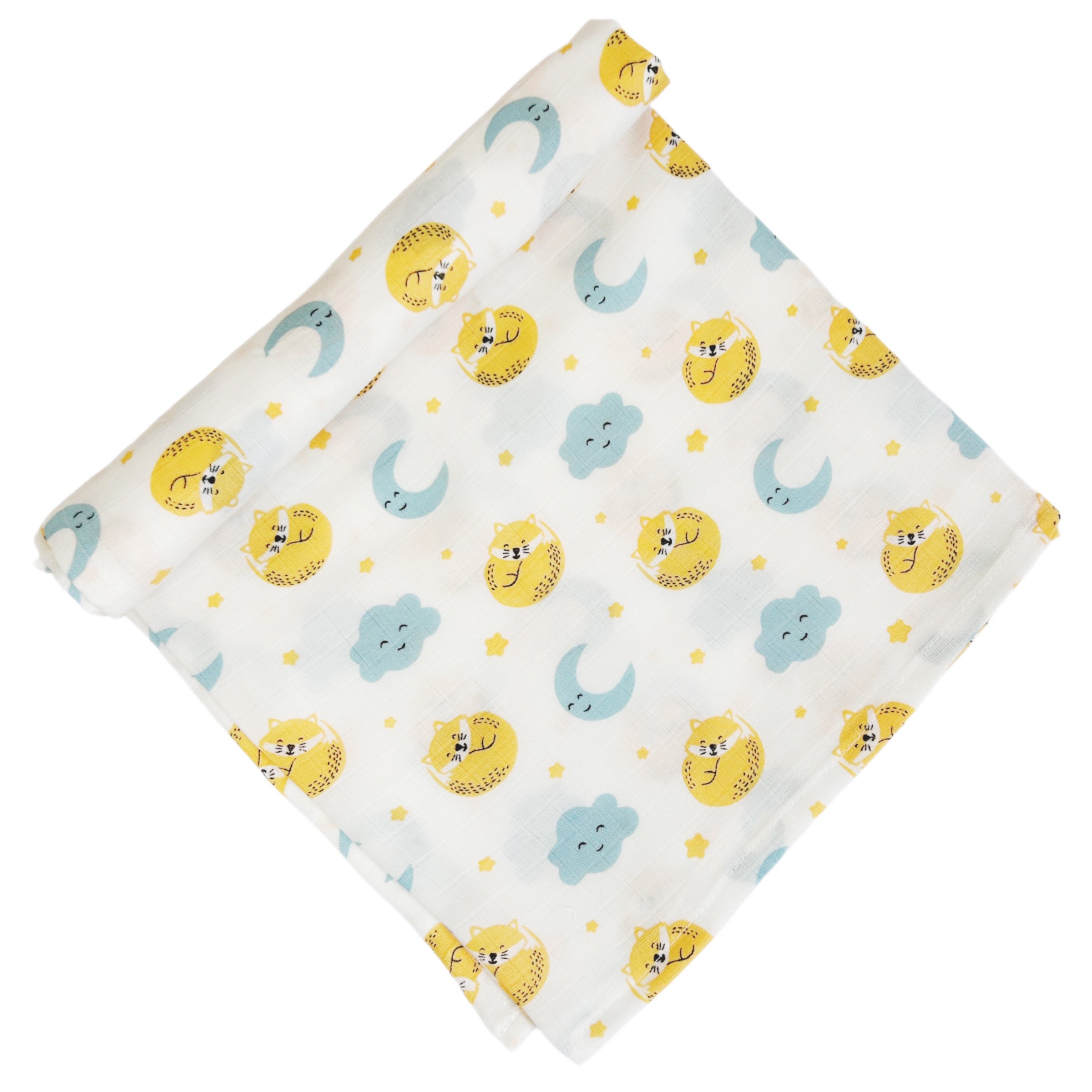 Organic Muslin Swaddle - Sky