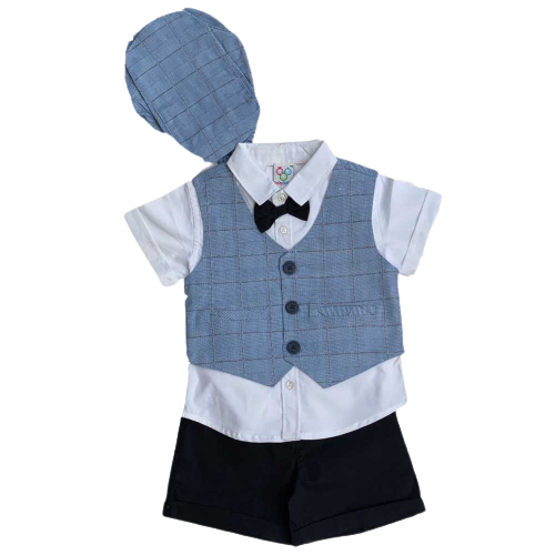 Classic Suit with Cap | Buy Suits for Baby Boy Online in India at Best Prices | Smiley Buttons