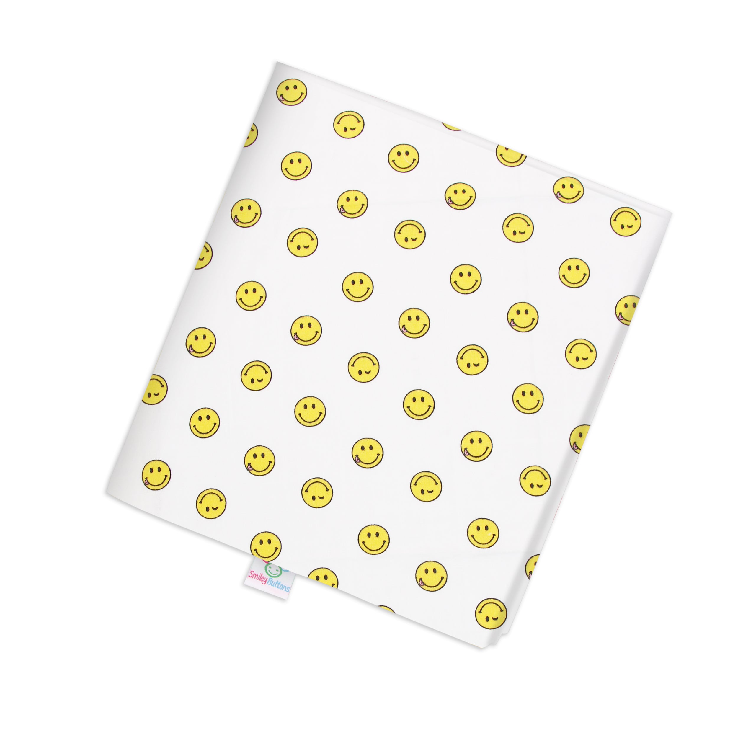 Organic Cotton Thottil- Smiley | Buy 100% Organic Cotton Thottil Sheet For Newborn Baby |Smiley Buttons