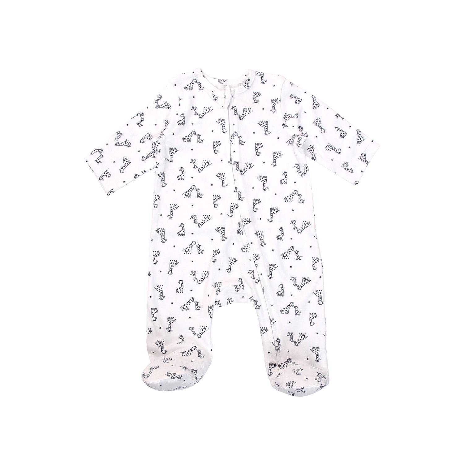 Footie - Giraffe | Buy Cotton Romper For Newborn Baby Boy & Girl  | Smiley Buttons