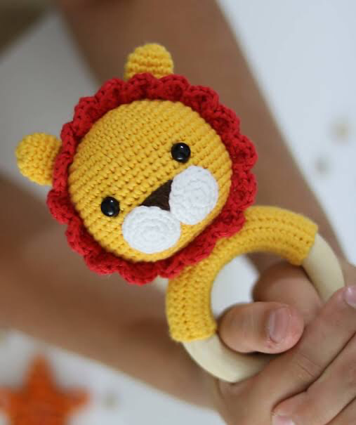 Crochet Rattles - Lion | 