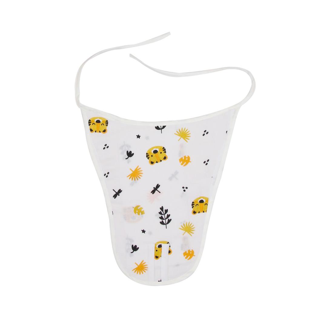 Organic Muslin Nappy - Cub | Muslin Nappy & Diaper For 0-6 Months Old Newborn Baby | Smiley Buttons