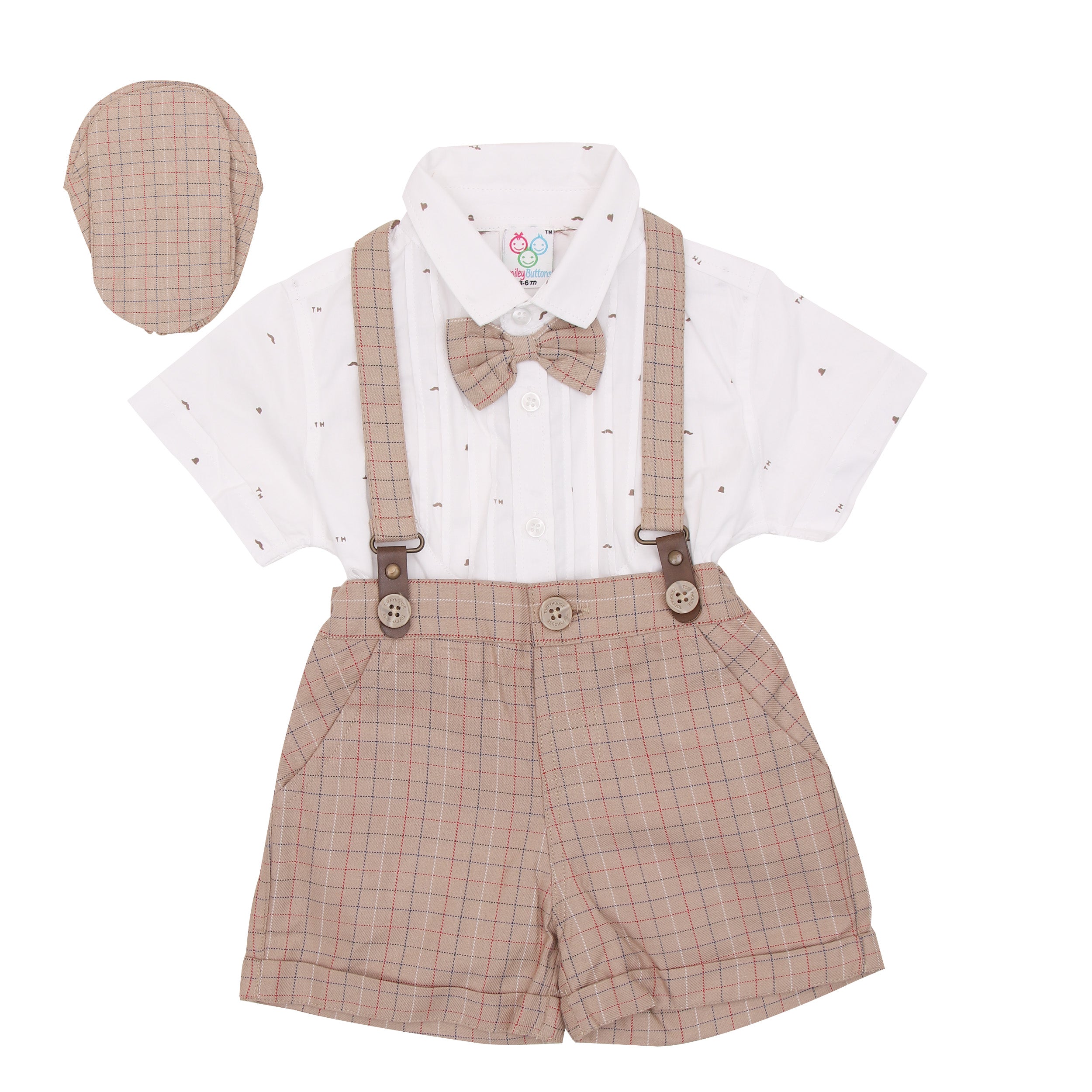 Classic Suit with Cap - Khaki | Buy Classic Suits with Cap for Infant & Toddler Baby Boys