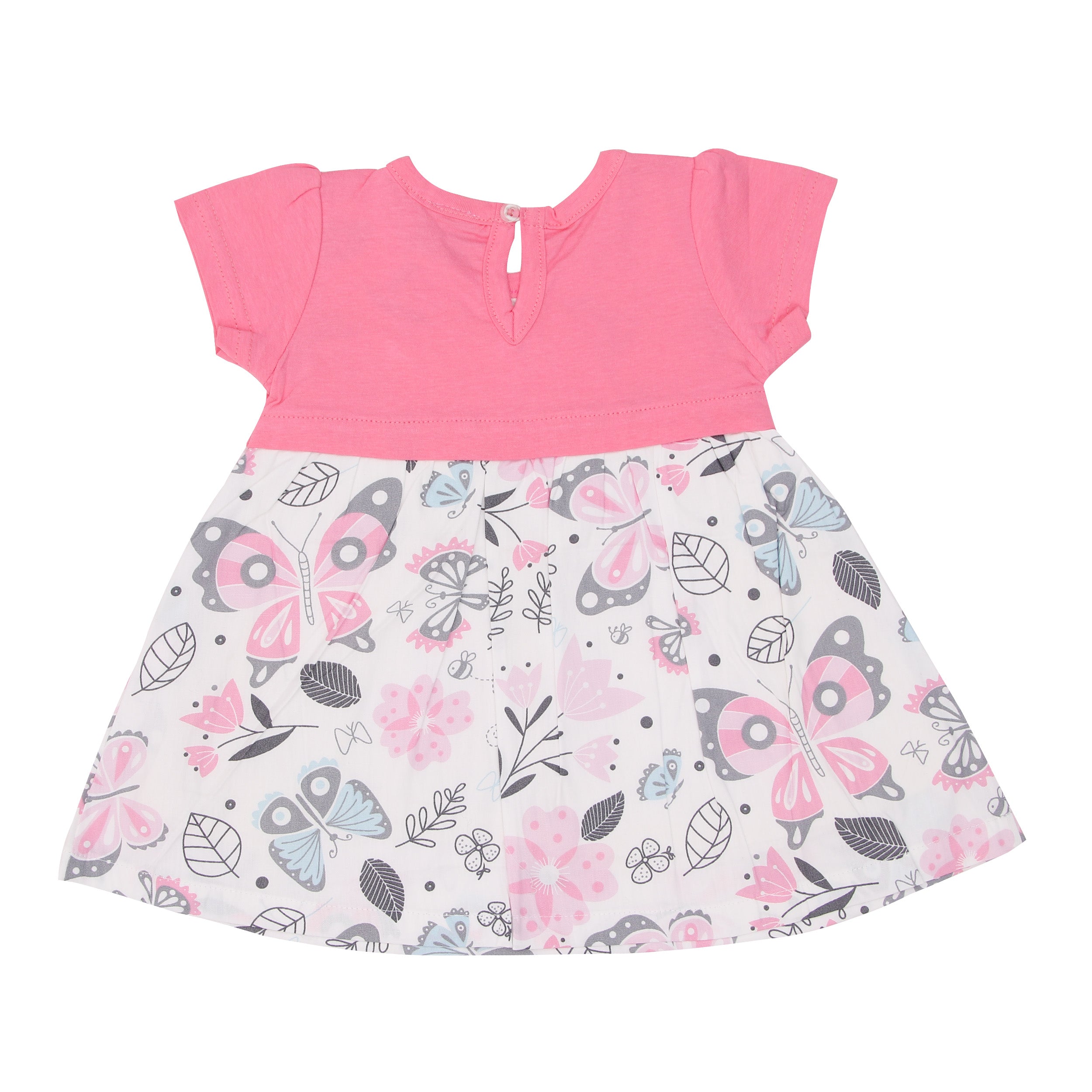 Frock - Butterfly | Buy Frocks For 6-12 Months Infant Baby Girl | Smiley Buttons